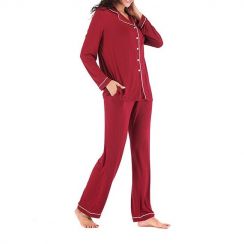 Spring New Home Clothes Long Sleeved Trousers Suit Wholesale Sleepwear 4 Sets